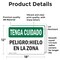 Signmission 12 in Height, 18 in Width, Vinyl Decal, Rectangle, Spanish OS-2PACK-BC-D-1218-L-10013 - alternate 2